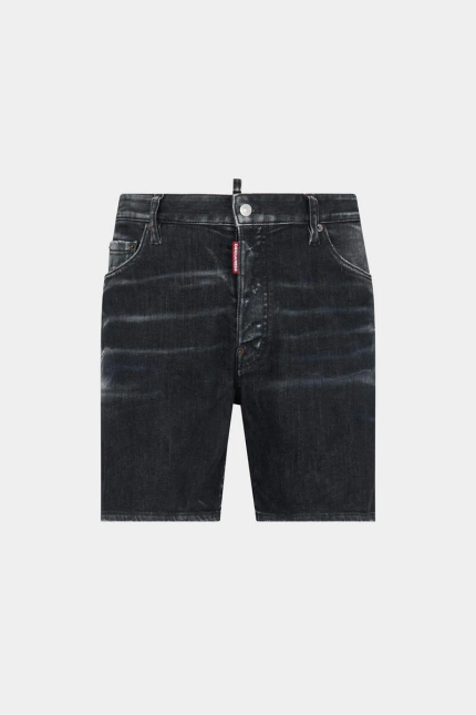 Black Clean Wash Marine Shorts