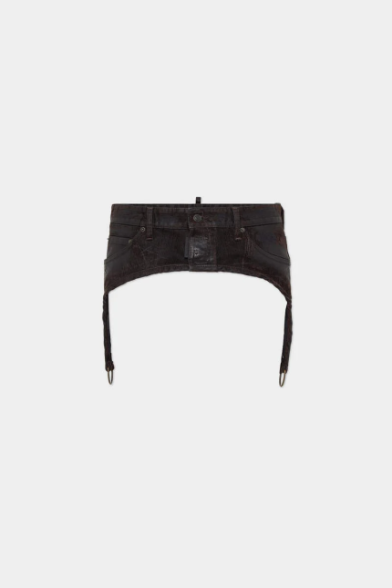 Cotton Over Denim Shorts