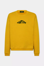 Dsquared Generation Icon Relax Fit Yellow Sweatshirt