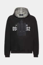 Spray Dyed Relax Fit Crush Hoodie