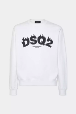 Dsquared2 Cool Fit DSQ2 Sweatshirt White