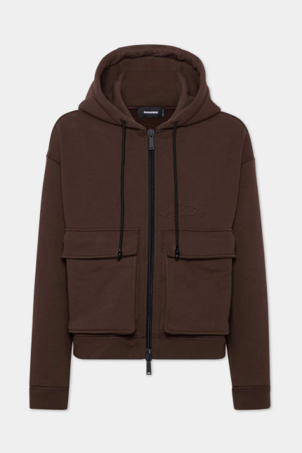 Balloon Cargo DSQUARED2 Zip Up Hoodie