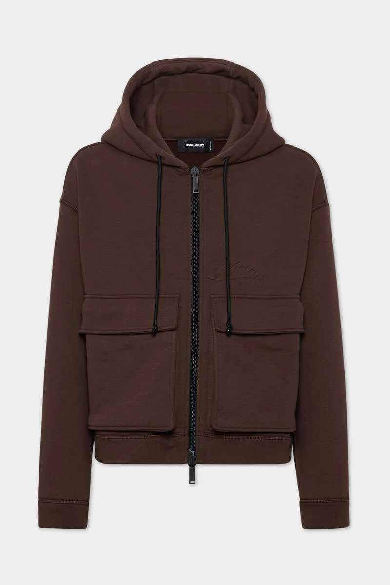 Balloon Cargo DSQUARED2 Zip Up Hoodie Balloon Cargo DSQUARED2 Zip Up Hoodie