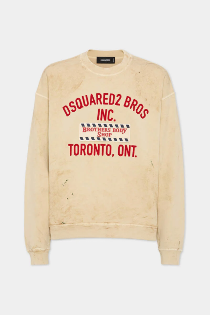 Relax Fit Dirty Crewneck