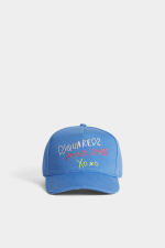 Summer Lovers Embroidered Baseball Cap Blue