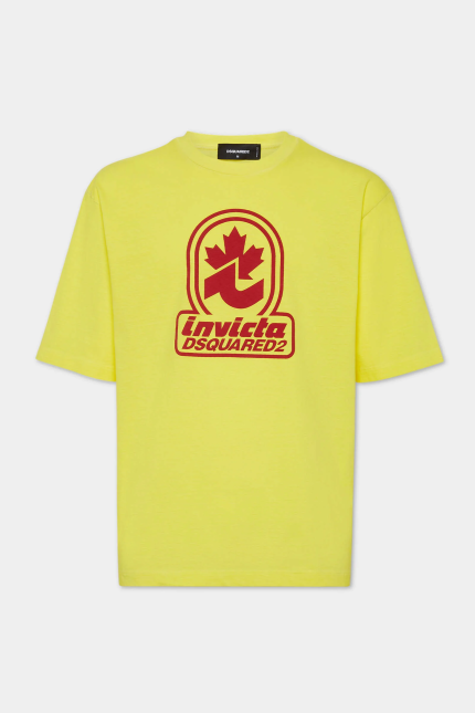 Yellow Invicta Dsqured2 D2 T Shirt