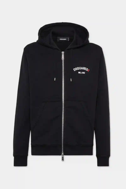 DSQUARED2 Zipped Hoodie Black