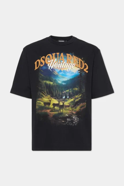 Loose Fit Canada T-Shirt Black
