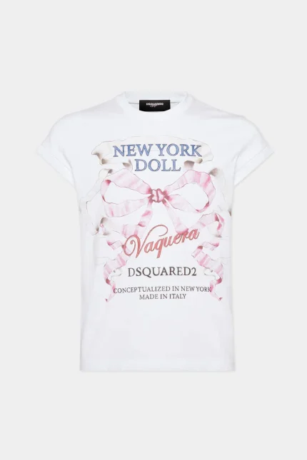 Vaquera x D2 Cup Sleeves T-shirt White
