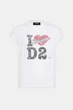 Vaquera x D2 Destroyed Cup Sleeves T-shirt White