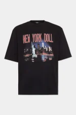 Vaquera x D2 Loose Fit T-Shirt Black